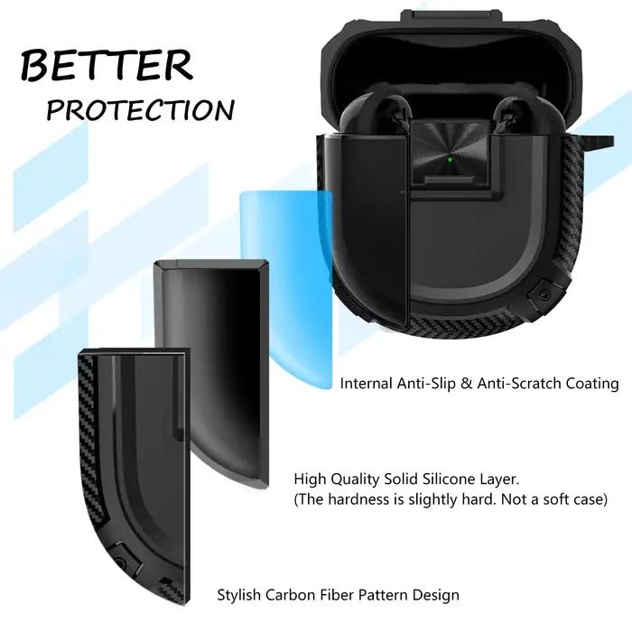 MOUDUNG étui de protection pour écouteurs BOSE QuietComfort Ultra/QuietComfort II