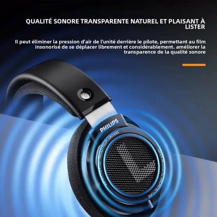 Philips SHP9500 casque filaire monté sur la tête HiFi stéréo écouteur moniteur classe musique écouteurs e-sports jeu