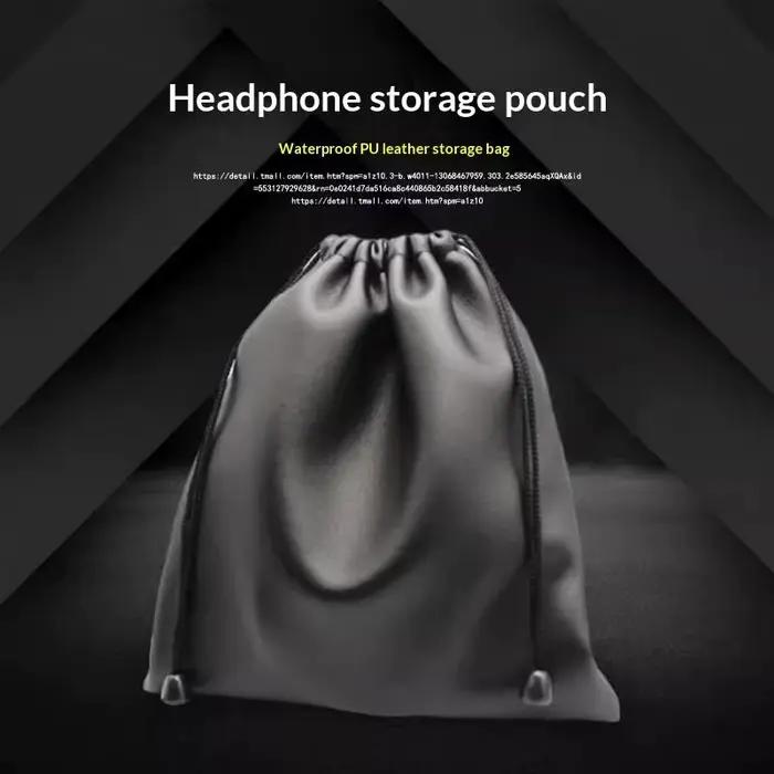 Sac à cordon pour écouteurs