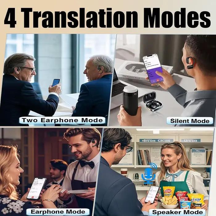 Écouteurs Traducteurs Linguistiques : Appels Clairs