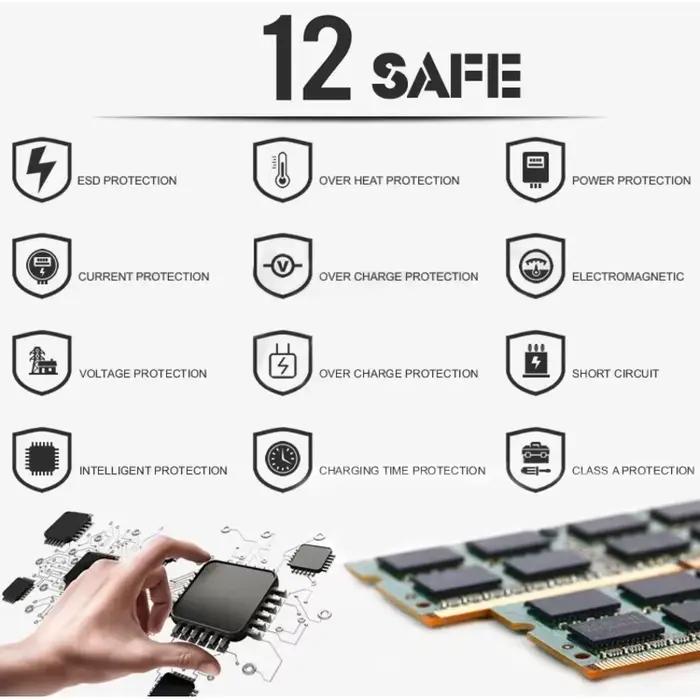 Batterie de remplacement pour Airpods 1er 2ème A1604 A1523 A1722 A2032 A2031 Air Pods 1 2 GOKY93mWhA1604