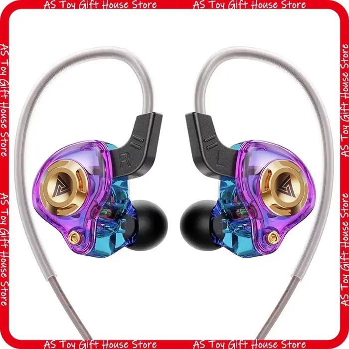 Écouteurs intra-auriculaires QKZ AK6 SRS avec crochet d'oreille