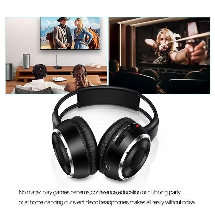 Ensemble de casques sans fil pliables RF Silent Chang