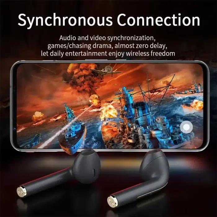 Écouteurs sans fil Bluetooth J18 HiFi intra-auriculaires antibruit pour sport et étude occasions spéciales