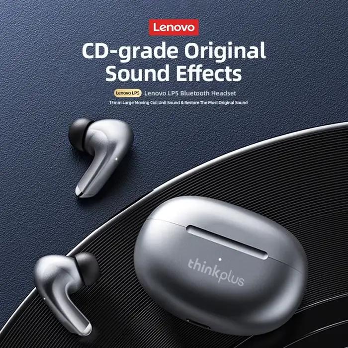 Lenovo LP5 sans fil Bluetooth écouteurs stéréo HiFi musique