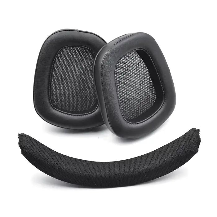 WiPrintsauna Band pour Logitech G533 G 533, coussinets d'oreille, coussin, cache-oreilles, casque de jeu sans fil