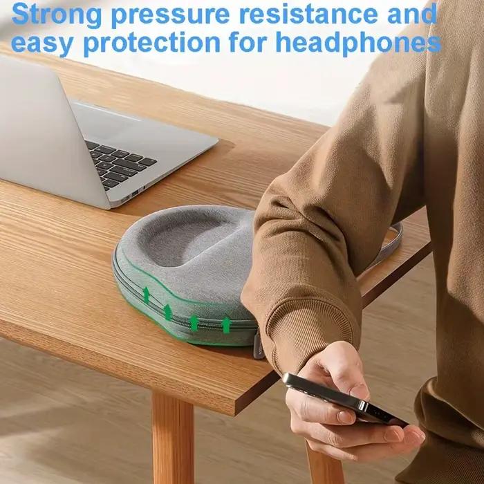 Etui de voyage pour AirPods Max - Organisateur durable et léger avec rangement de câble de chargement pour AirPods Max occassions spéciales déplacements voyages protection élégance