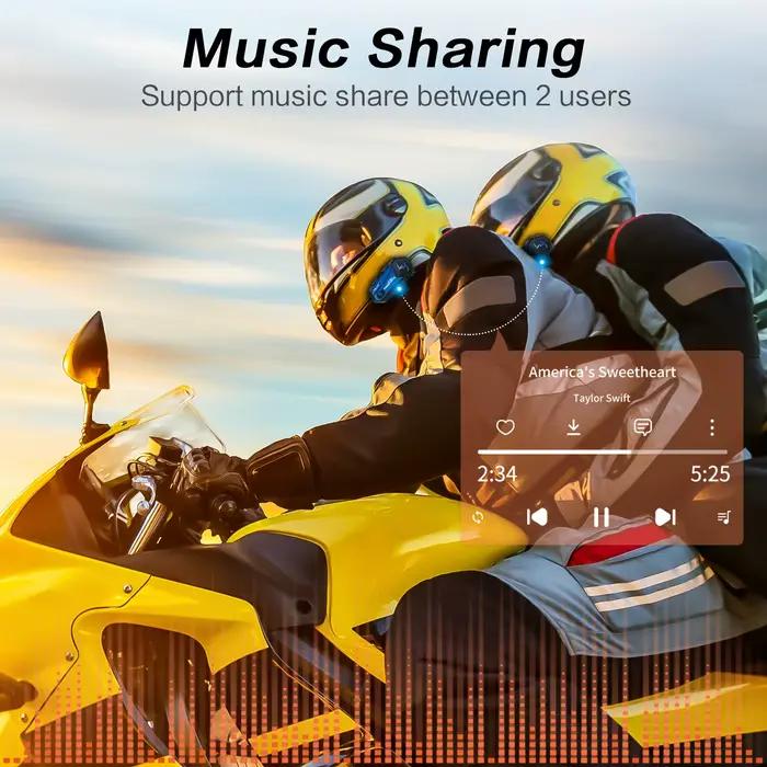 Fodsports M1-S Plus intercom moto casque bluetooth interphone moto