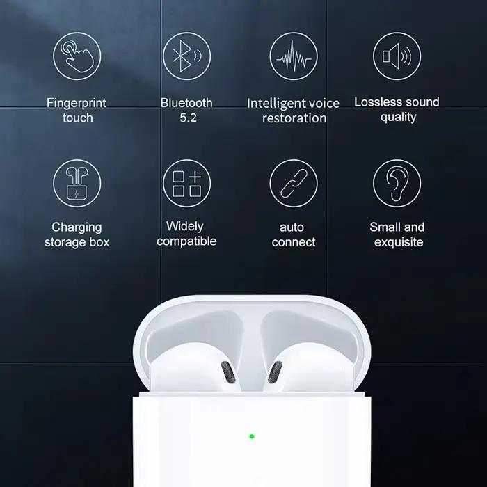 Nouveaux écouteurs sans fil Bluetooth TWS A8 Pro 3 / A7 Air 4 2026 avec suppression physique du bruit et fonction mains libres pour iOS et Android