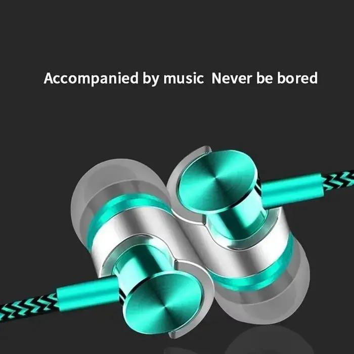 Écouteurs intra-auriculaires filaires MIIQNUS avec microphone et contrôle de volume pour mobiles et sports
