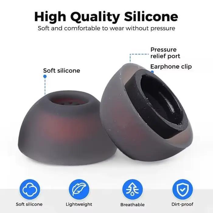 3 paires d'embouts d'écouteurs en silicone pour Samsung Galaxy Buds 3 Pro