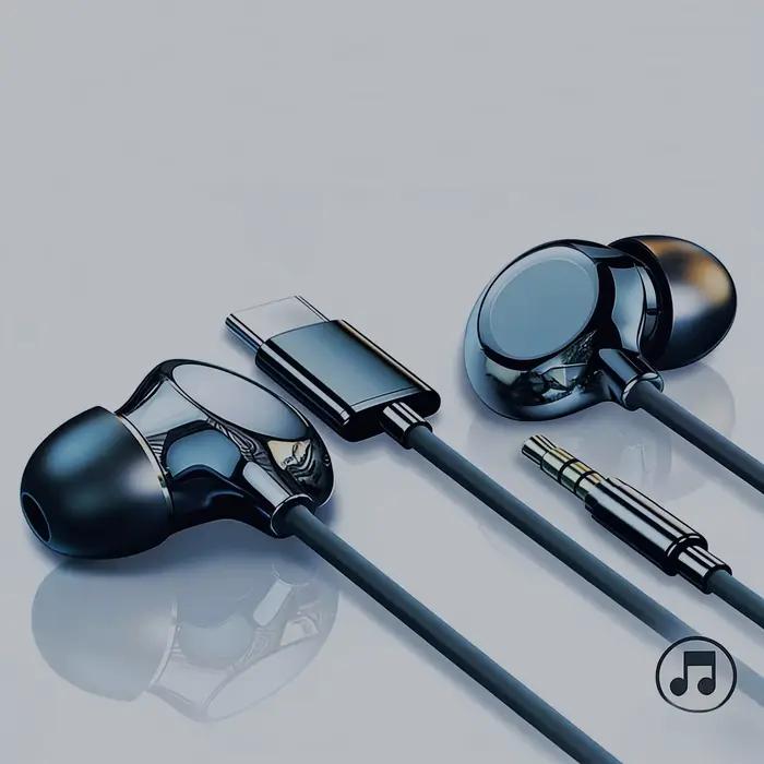 Écouteurs intra-auriculaires filaires pour USB Type C 3