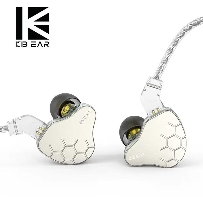 KBEAR Lark dans l'oreille moniteur 2pin câble amovible écouteurs haute fidélité basse insonorisation bouchons d'oreilles adaptés aux musiciens chanteur