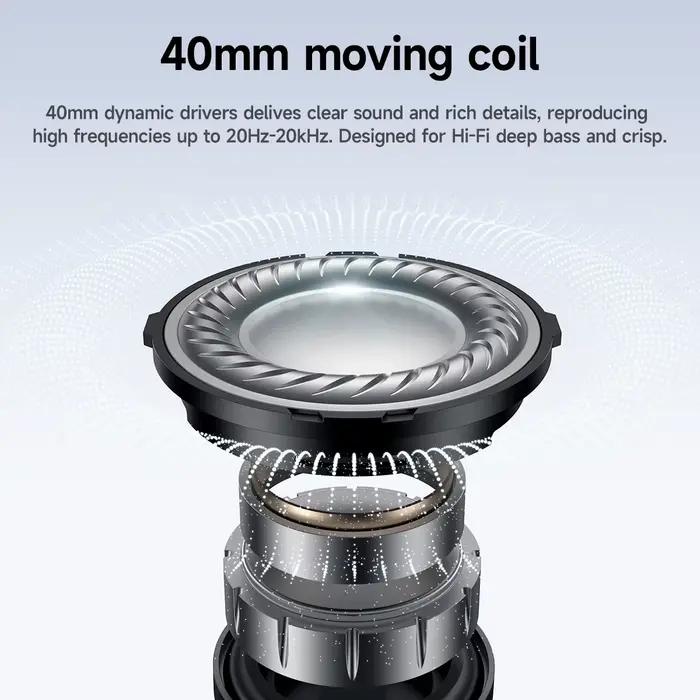 Casque d'écoute sans fil Bluetooth 5.4 hoco
