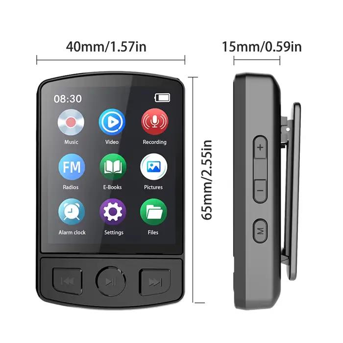 Lecteur MP3 de sport à pince portable