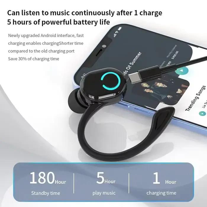Ecouteurs de sauna sans fil Bluetooth 5.2 haute-fidelite avec suppression active du bruit pour sportifs et amateurs de sauna