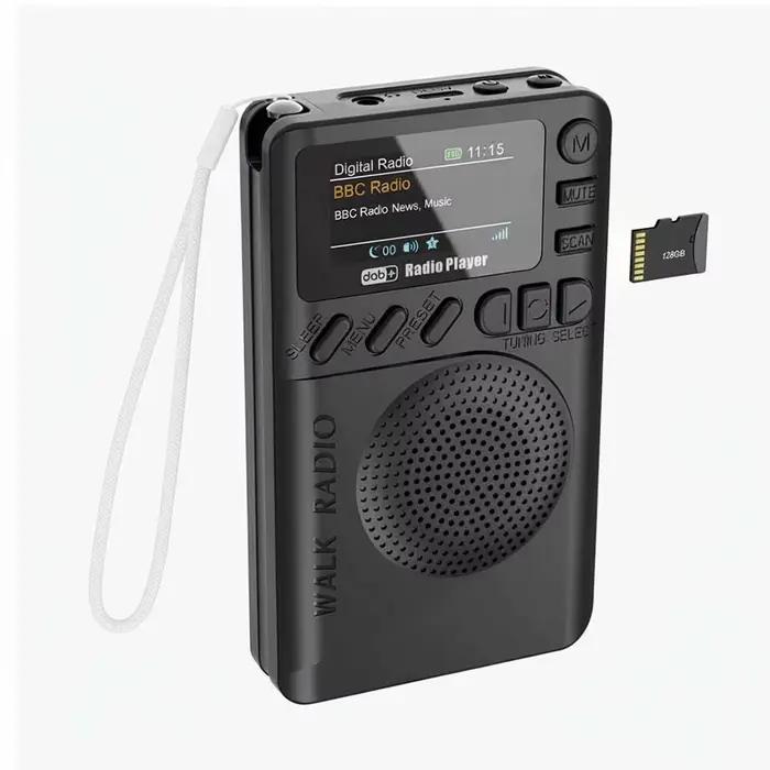 Mini radio numérique DAB FM avec prise casque