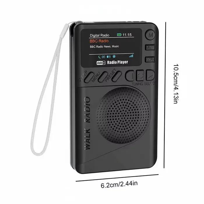 Mini radio numérique DAB FM avec prise casque
