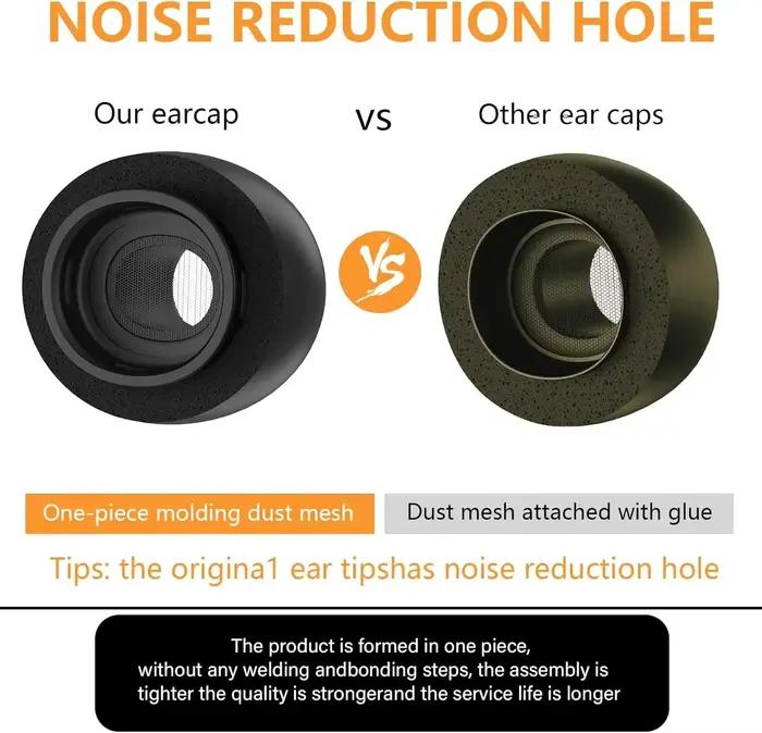 Embouts d'oreille de remplacement en mousse à mémoire de forme pour AirPods Pro 3