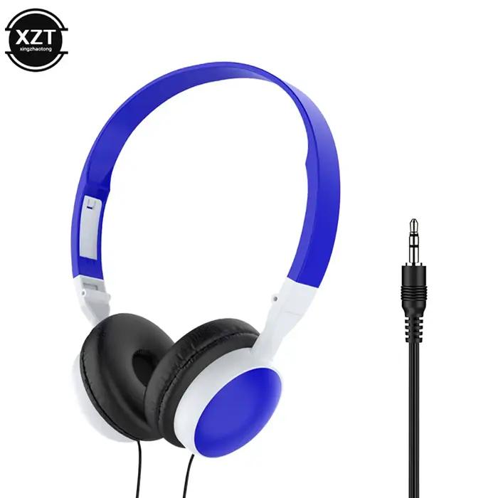 Nouvelle mode filaire pliable 3.5mm HiFi Audio basse casque musique sport jeu