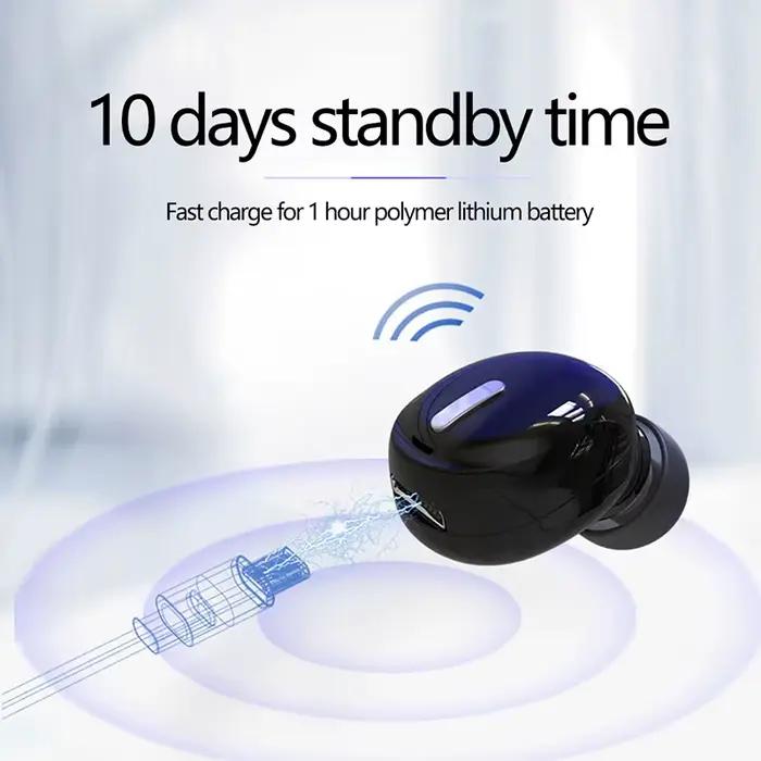 X9 sans fil Bluetooth 5.0 écouteurs casque avec micro dans l'oreille sport étanche TWS