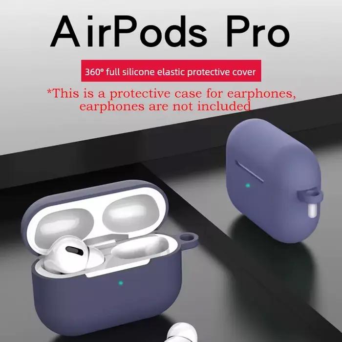 Pour AirPods Pro étui de protection Silicone nouvelle couleur unie Apple Bluetooth casque coque souple housse