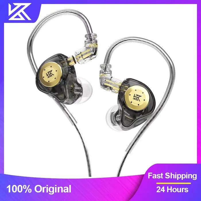 KZ EDX Pro écouteurs dynamique dans l'oreille moniteur HiFi filaire casque basse stéréo jeu musique bouchons d'oreilles