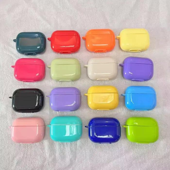 Écouteurs verticaux mono-auriculaires de couleur unie