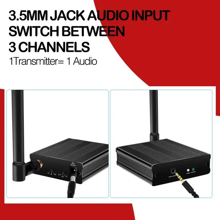 Ensemble de casques sans fil pliables RF Silent Chang