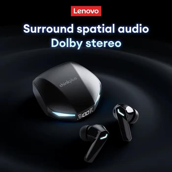 Choix Lenovo GM2 Pro casque de jeu LED affichage numérique sans fil Sport écouteurs HD appel basse latence