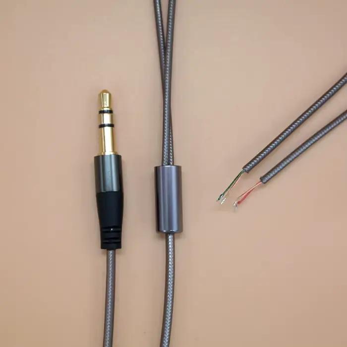 Nouveau câble pour écouteurs Rojozor de haute qualité en feuille d'aluminium et TPE avec âme en fil de cuivre pour améliorer la qualité audio et la durabilité pour écouteurs occasions spéciales