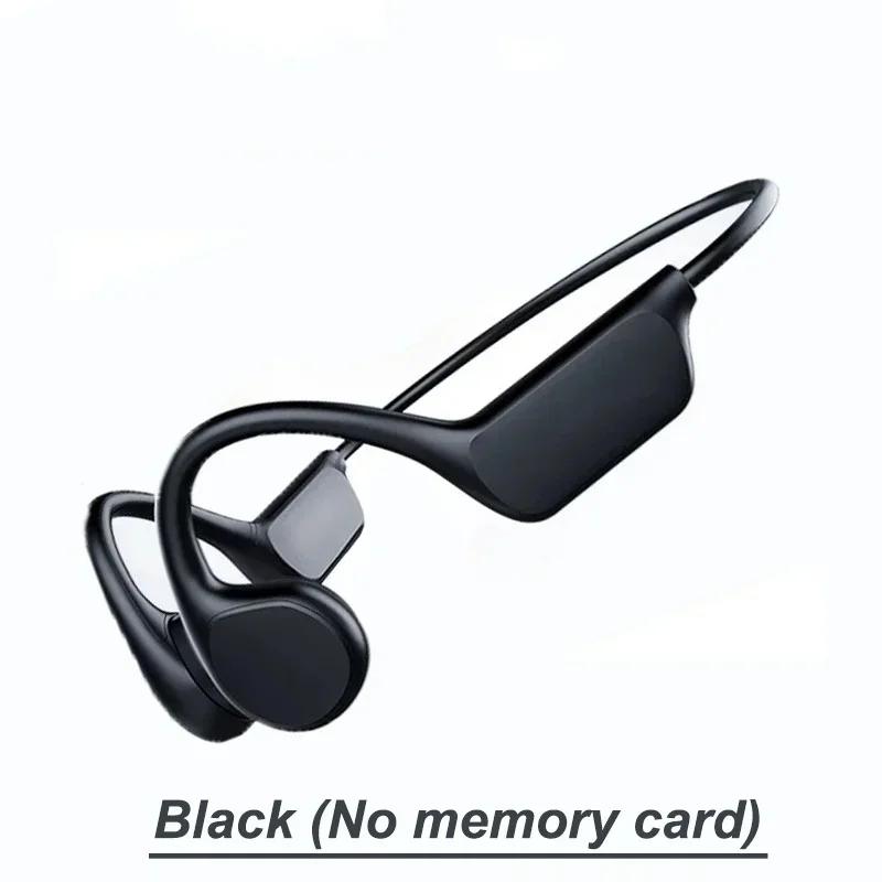 Écouteurs à Conduction Osseuse Étanche IPX8 MP3 32 Go Bluetooth 5.4 Sans Fil avec Micro pour Natatio