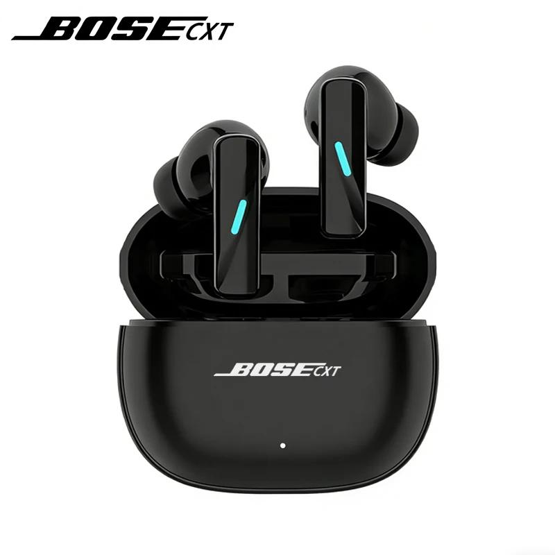 Bosecxt – écouteurs intra-auriculaires sans fil Bluetooth, réduction du bruit, couvercle coulissant,