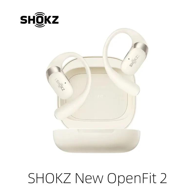 Shokz OpenFit 2 T920 casques ouverts oreille suspendue sans fil Bluetooth écouteurs avec technologie